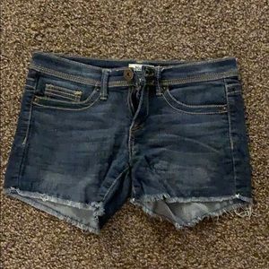 Stretchy jean shorts